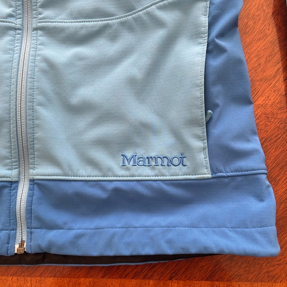 Marmot Tempo Blue Full-Zip Soft Shell Jacket XL - Picture 2 of 15